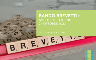 Bando Brevetti+: apertura il giorno 24 ottobre 2023