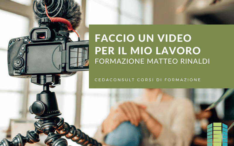 Faccio un video per il mio lavoro